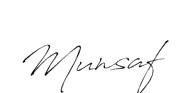 How to make Munsaf signature? Antro_Vectra is a professional autograph style. Create handwritten signature for Munsaf name. Munsaf signature style 6 images and pictures png