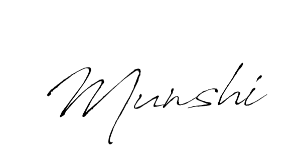 It looks lik you need a new signature style for name Munshi. Design unique handwritten (Antro_Vectra) signature with our free signature maker in just a few clicks. Munshi signature style 6 images and pictures png