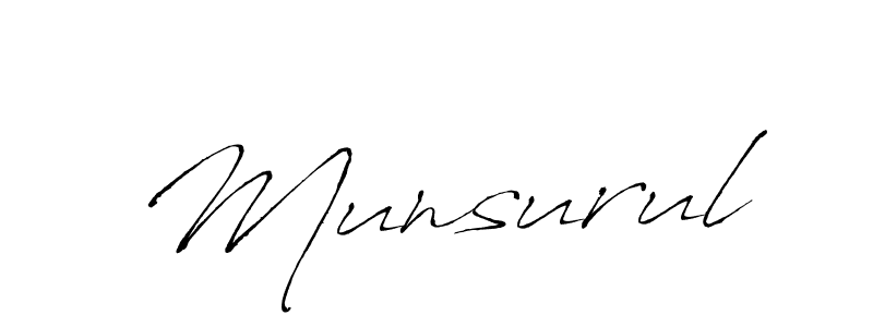 How to make Munsurul signature? Antro_Vectra is a professional autograph style. Create handwritten signature for Munsurul name. Munsurul signature style 6 images and pictures png