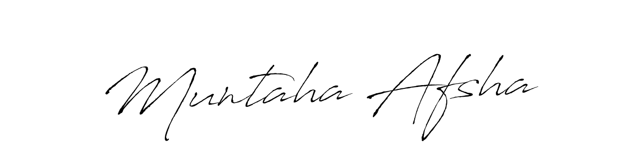 How to make Muntaha Afsha signature? Antro_Vectra is a professional autograph style. Create handwritten signature for Muntaha Afsha name. Muntaha Afsha signature style 6 images and pictures png