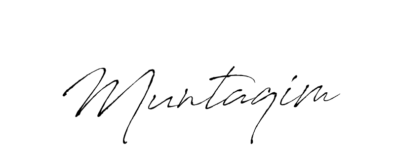 Design your own signature with our free online signature maker. With this signature software, you can create a handwritten (Antro_Vectra) signature for name Muntaqim. Muntaqim signature style 6 images and pictures png