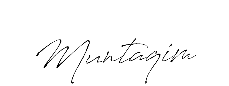 Create a beautiful signature design for name Muntaqim. With this signature (Antro_Vectra) fonts, you can make a handwritten signature for free. Muntaqim signature style 6 images and pictures png