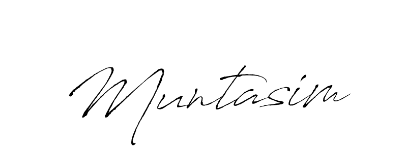 Muntasim stylish signature style. Best Handwritten Sign (Antro_Vectra) for my name. Handwritten Signature Collection Ideas for my name Muntasim. Muntasim signature style 6 images and pictures png