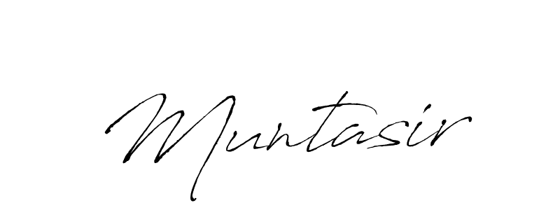 Design your own signature with our free online signature maker. With this signature software, you can create a handwritten (Antro_Vectra) signature for name Muntasir. Muntasir signature style 6 images and pictures png