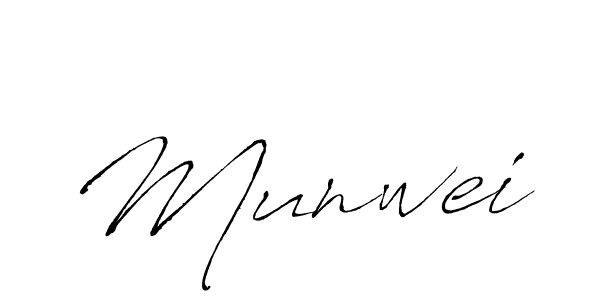 It looks lik you need a new signature style for name Munwei. Design unique handwritten (Antro_Vectra) signature with our free signature maker in just a few clicks. Munwei signature style 6 images and pictures png