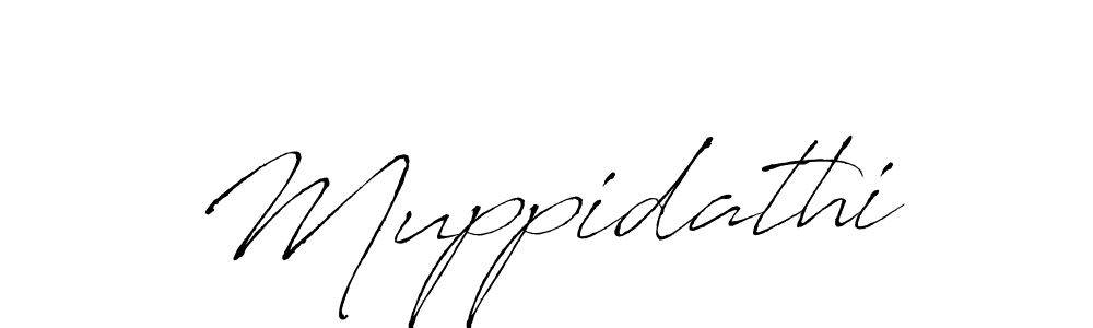 Create a beautiful signature design for name Muppidathi. With this signature (Antro_Vectra) fonts, you can make a handwritten signature for free. Muppidathi signature style 6 images and pictures png