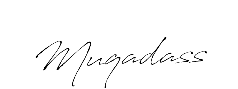 Muqadass stylish signature style. Best Handwritten Sign (Antro_Vectra) for my name. Handwritten Signature Collection Ideas for my name Muqadass. Muqadass signature style 6 images and pictures png