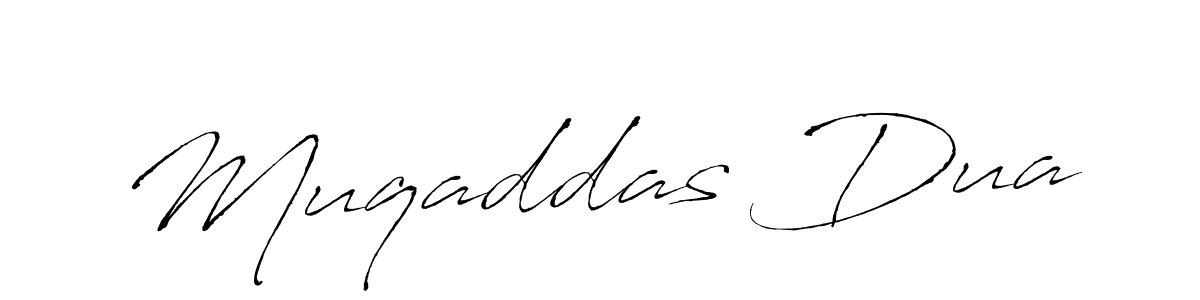 Similarly Antro_Vectra is the best handwritten signature design. Signature creator online .You can use it as an online autograph creator for name Muqaddas Dua. Muqaddas Dua signature style 6 images and pictures png