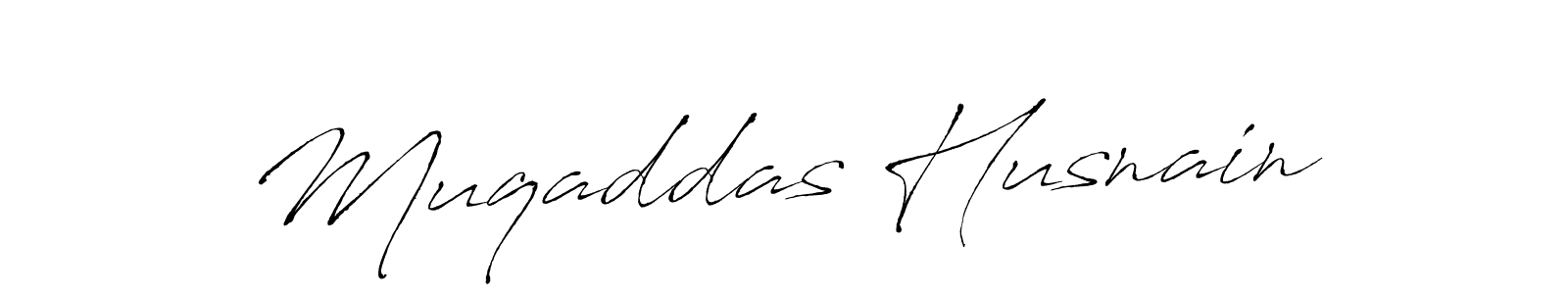 You can use this online signature creator to create a handwritten signature for the name Muqaddas Husnain. This is the best online autograph maker. Muqaddas Husnain signature style 6 images and pictures png
