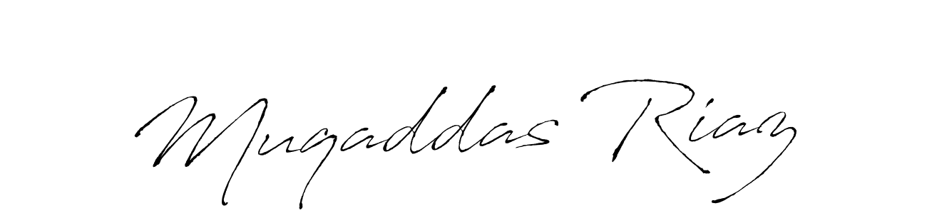 You can use this online signature creator to create a handwritten signature for the name Muqaddas Riaz. This is the best online autograph maker. Muqaddas Riaz signature style 6 images and pictures png