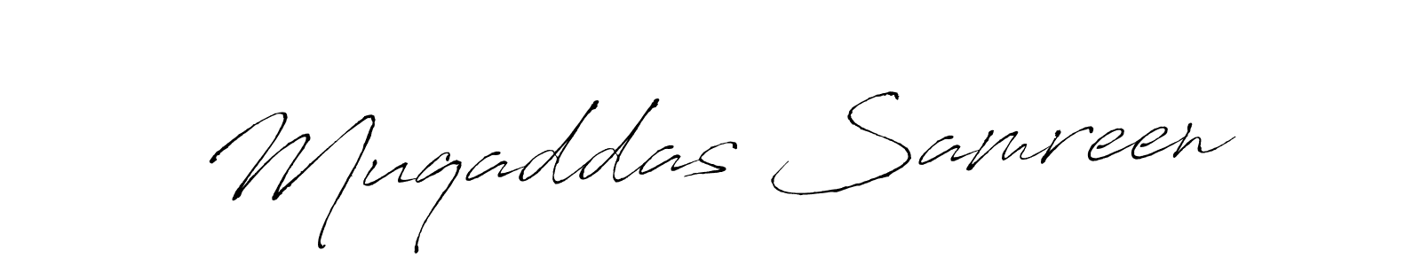 Here are the top 10 professional signature styles for the name Muqaddas Samreen. These are the best autograph styles you can use for your name. Muqaddas Samreen signature style 6 images and pictures png