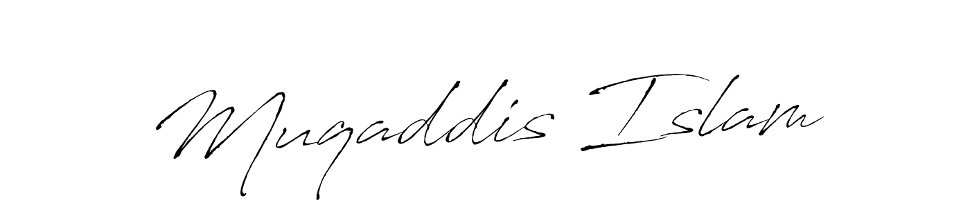 Similarly Antro_Vectra is the best handwritten signature design. Signature creator online .You can use it as an online autograph creator for name Muqaddis Islam. Muqaddis Islam signature style 6 images and pictures png