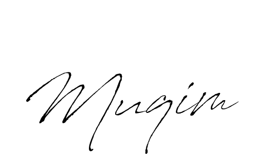 Also we have Muqim name is the best signature style. Create professional handwritten signature collection using Antro_Vectra autograph style. Muqim signature style 6 images and pictures png