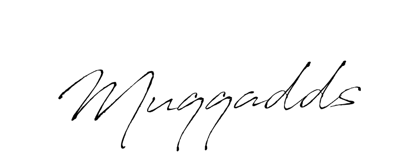 You should practise on your own different ways (Antro_Vectra) to write your name (Muqqadds) in signature. don't let someone else do it for you. Muqqadds signature style 6 images and pictures png