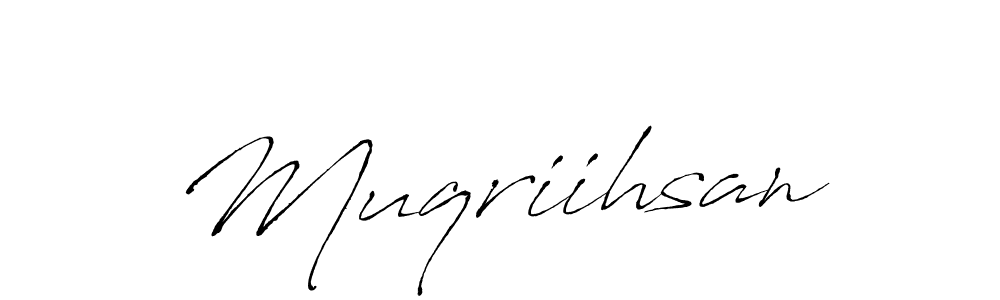 Use a signature maker to create a handwritten signature online. With this signature software, you can design (Antro_Vectra) your own signature for name Muqriihsan. Muqriihsan signature style 6 images and pictures png
