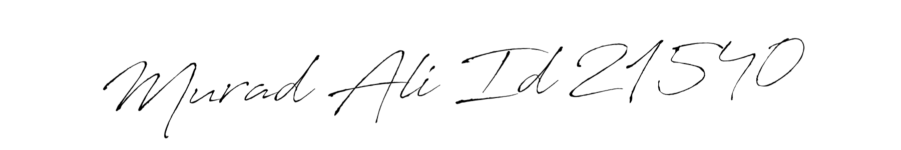 How to make Murad Ali Id 21540 name signature. Use Antro_Vectra style for creating short signs online. This is the latest handwritten sign. Murad Ali Id 21540 signature style 6 images and pictures png