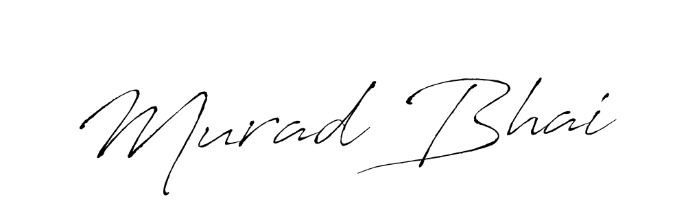 Also we have Murad Bhai name is the best signature style. Create professional handwritten signature collection using Antro_Vectra autograph style. Murad Bhai signature style 6 images and pictures png