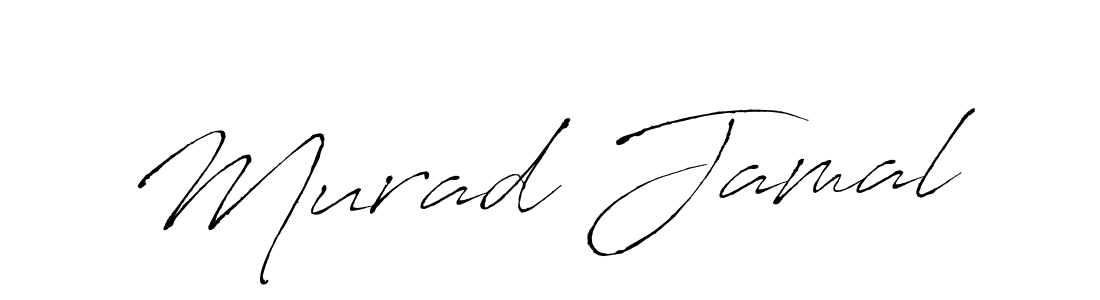 Make a beautiful signature design for name Murad Jamal. With this signature (Antro_Vectra) style, you can create a handwritten signature for free. Murad Jamal signature style 6 images and pictures png