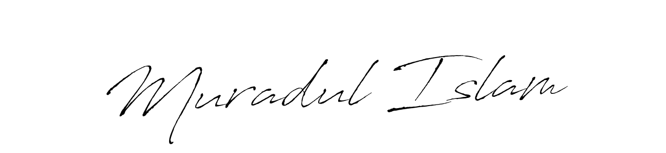 How to make Muradul Islam signature? Antro_Vectra is a professional autograph style. Create handwritten signature for Muradul Islam name. Muradul Islam signature style 6 images and pictures png