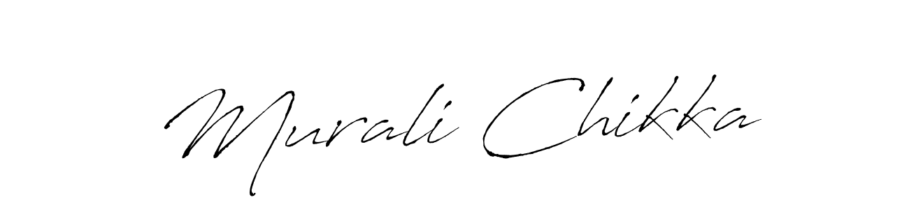 Similarly Antro_Vectra is the best handwritten signature design. Signature creator online .You can use it as an online autograph creator for name Murali Chikka. Murali Chikka signature style 6 images and pictures png