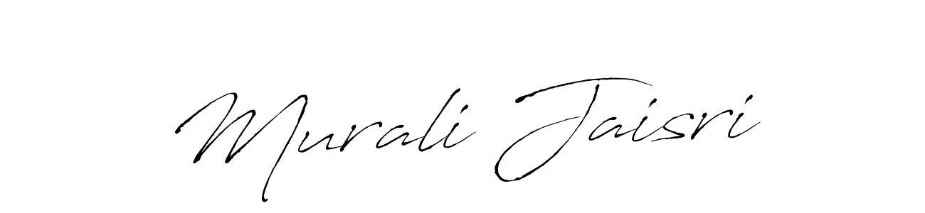 Make a beautiful signature design for name Murali Jaisri. Use this online signature maker to create a handwritten signature for free. Murali Jaisri signature style 6 images and pictures png