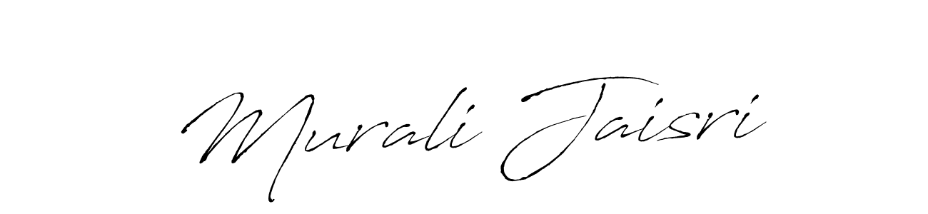 Make a beautiful signature design for name Murali Jaisri. Use this online signature maker to create a handwritten signature for free. Murali Jaisri signature style 6 images and pictures png