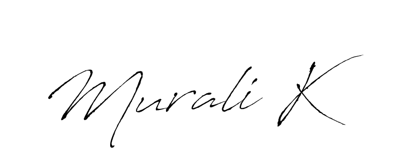 How to Draw Murali K signature style? Antro_Vectra is a latest design signature styles for name Murali K. Murali K signature style 6 images and pictures png