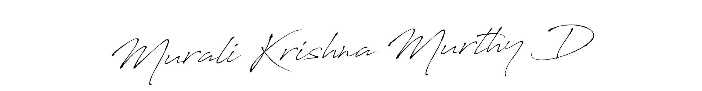 Murali Krishna Murthy D stylish signature style. Best Handwritten Sign (Antro_Vectra) for my name. Handwritten Signature Collection Ideas for my name Murali Krishna Murthy D. Murali Krishna Murthy D signature style 6 images and pictures png