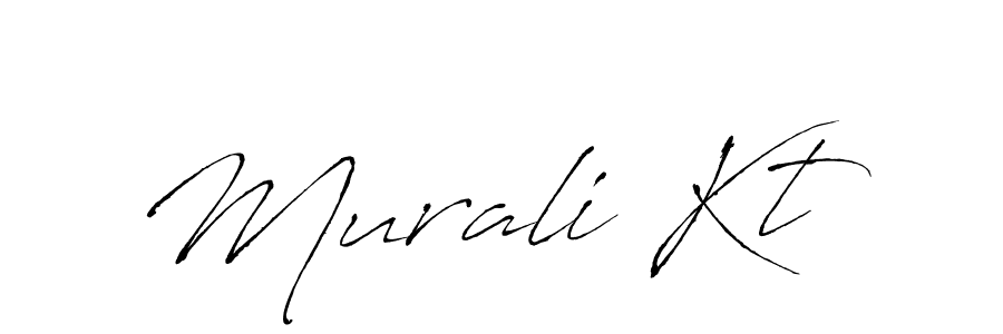 Use a signature maker to create a handwritten signature online. With this signature software, you can design (Antro_Vectra) your own signature for name Murali Kt. Murali Kt signature style 6 images and pictures png