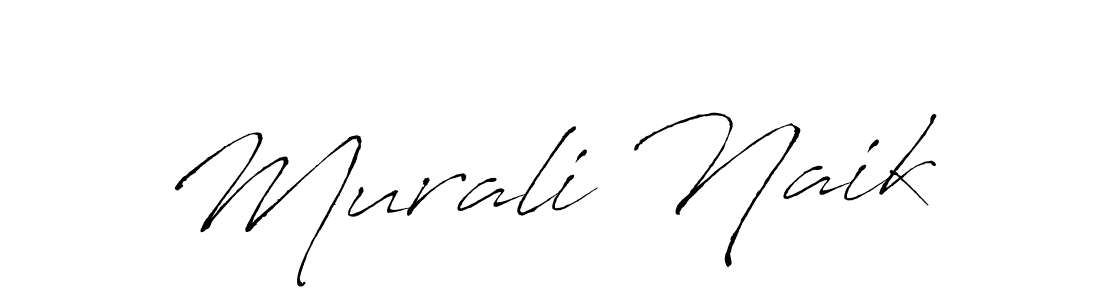 How to make Murali Naik signature? Antro_Vectra is a professional autograph style. Create handwritten signature for Murali Naik name. Murali Naik signature style 6 images and pictures png