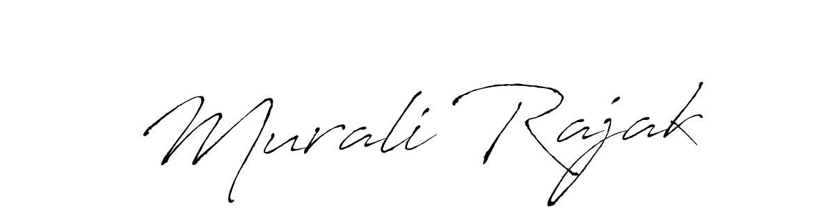 It looks lik you need a new signature style for name Murali Rajak. Design unique handwritten (Antro_Vectra) signature with our free signature maker in just a few clicks. Murali Rajak signature style 6 images and pictures png