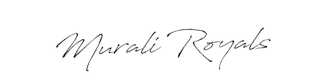 See photos of Murali Royals official signature by Spectra . Check more albums & portfolios. Read reviews & check more about Antro_Vectra font. Murali Royals signature style 6 images and pictures png