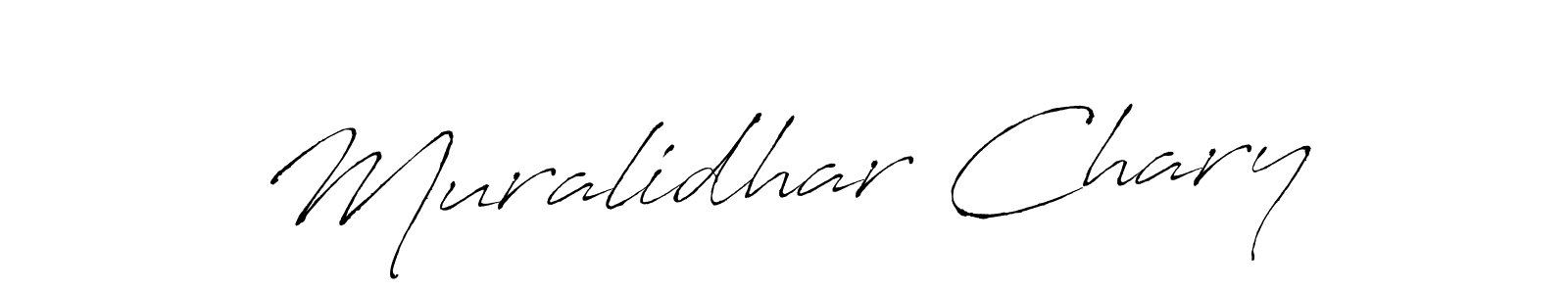 Use a signature maker to create a handwritten signature online. With this signature software, you can design (Antro_Vectra) your own signature for name Muralidhar Chary. Muralidhar Chary signature style 6 images and pictures png