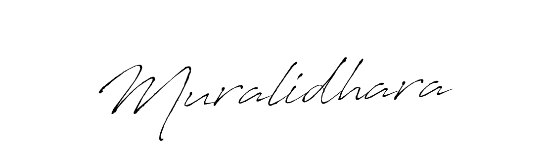 Use a signature maker to create a handwritten signature online. With this signature software, you can design (Antro_Vectra) your own signature for name Muralidhara. Muralidhara signature style 6 images and pictures png