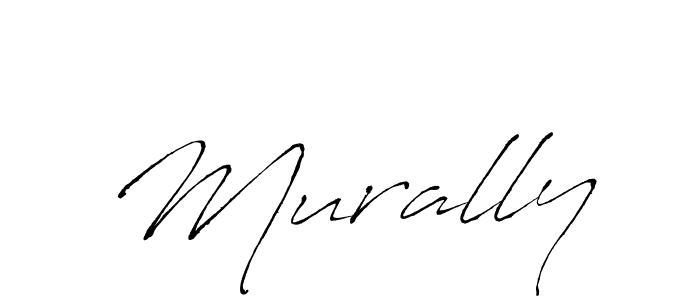 Use a signature maker to create a handwritten signature online. With this signature software, you can design (Antro_Vectra) your own signature for name Murally. Murally signature style 6 images and pictures png