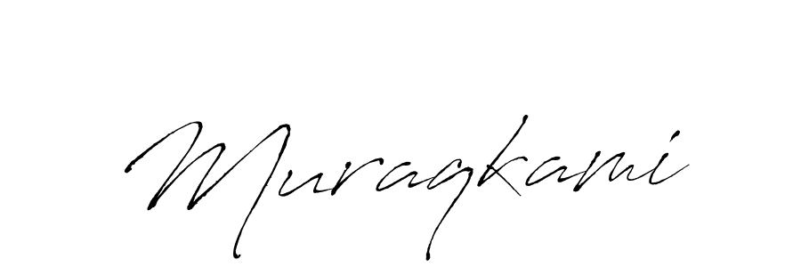 Also we have Muraqkami name is the best signature style. Create professional handwritten signature collection using Antro_Vectra autograph style. Muraqkami signature style 6 images and pictures png