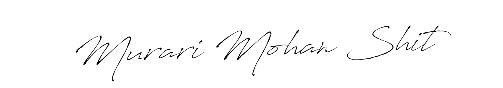 This is the best signature style for the Murari Mohan Shit name. Also you like these signature font (Antro_Vectra). Mix name signature. Murari Mohan Shit signature style 6 images and pictures png