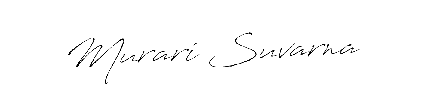 Antro_Vectra is a professional signature style that is perfect for those who want to add a touch of class to their signature. It is also a great choice for those who want to make their signature more unique. Get Murari Suvarna name to fancy signature for free. Murari Suvarna signature style 6 images and pictures png