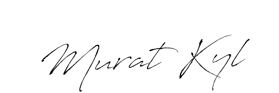 The best way (Antro_Vectra) to make a short signature is to pick only two or three words in your name. The name Murat Kyl include a total of six letters. For converting this name. Murat Kyl signature style 6 images and pictures png