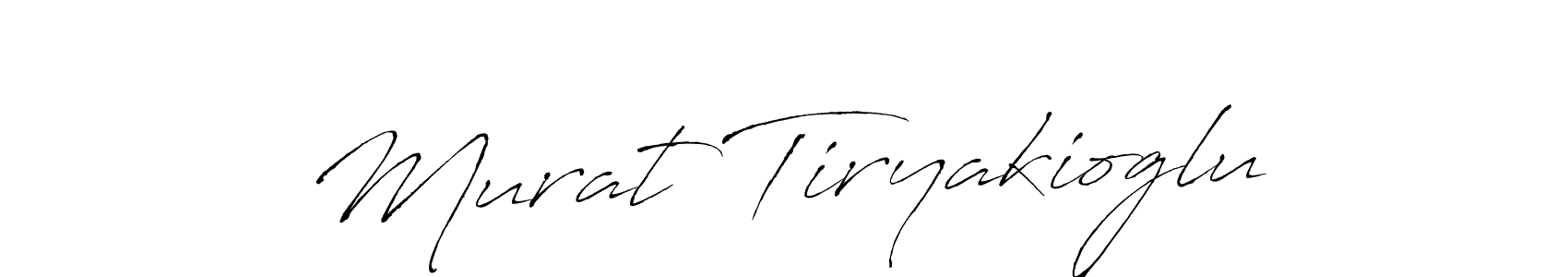 Murat Tiryakioglu stylish signature style. Best Handwritten Sign (Antro_Vectra) for my name. Handwritten Signature Collection Ideas for my name Murat Tiryakioglu. Murat Tiryakioglu signature style 6 images and pictures png