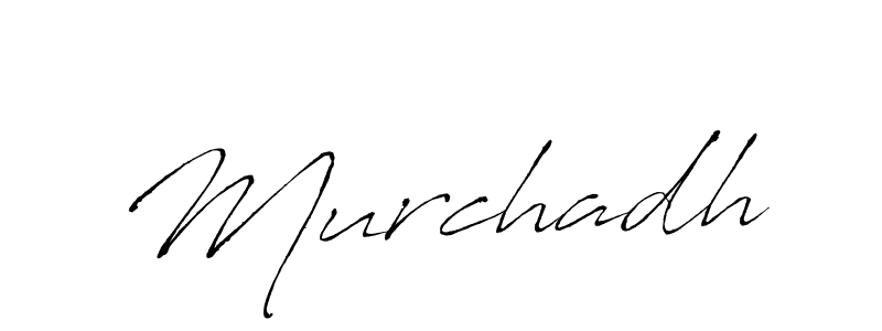 Murchadh stylish signature style. Best Handwritten Sign (Antro_Vectra) for my name. Handwritten Signature Collection Ideas for my name Murchadh. Murchadh signature style 6 images and pictures png