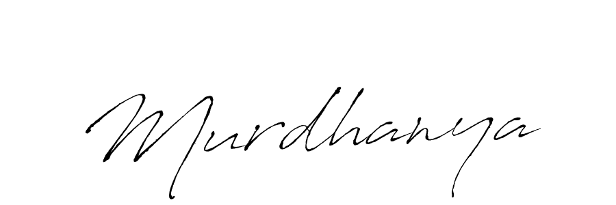 Use a signature maker to create a handwritten signature online. With this signature software, you can design (Antro_Vectra) your own signature for name Murdhanya. Murdhanya signature style 6 images and pictures png