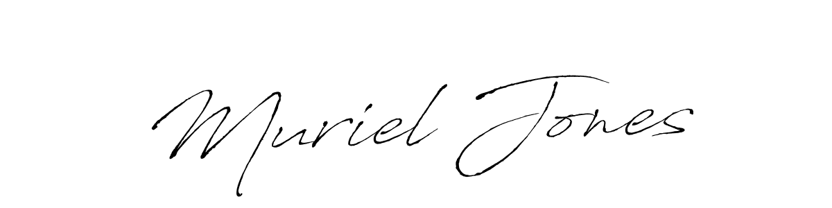 How to make Muriel Jones signature? Antro_Vectra is a professional autograph style. Create handwritten signature for Muriel Jones name. Muriel Jones signature style 6 images and pictures png