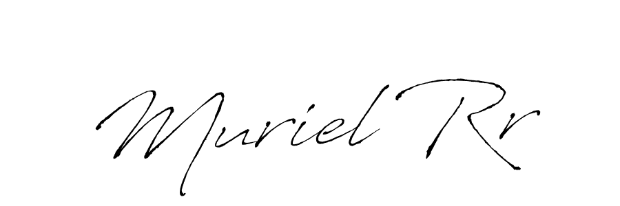 It looks lik you need a new signature style for name Muriel Rr. Design unique handwritten (Antro_Vectra) signature with our free signature maker in just a few clicks. Muriel Rr signature style 6 images and pictures png