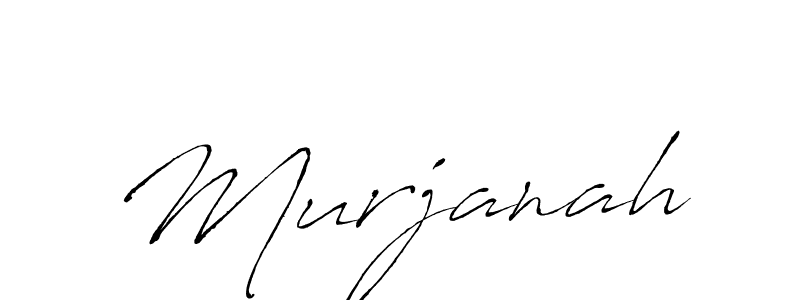 Design your own signature with our free online signature maker. With this signature software, you can create a handwritten (Antro_Vectra) signature for name Murjanah. Murjanah signature style 6 images and pictures png