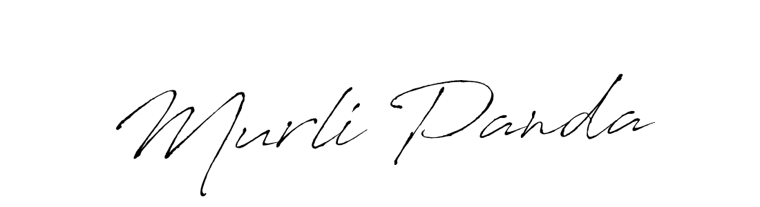 Use a signature maker to create a handwritten signature online. With this signature software, you can design (Antro_Vectra) your own signature for name Murli Panda. Murli Panda signature style 6 images and pictures png