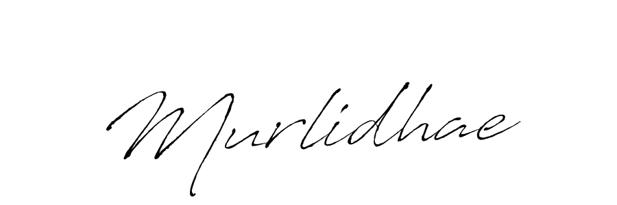Antro_Vectra is a professional signature style that is perfect for those who want to add a touch of class to their signature. It is also a great choice for those who want to make their signature more unique. Get Murlidhae name to fancy signature for free. Murlidhae signature style 6 images and pictures png