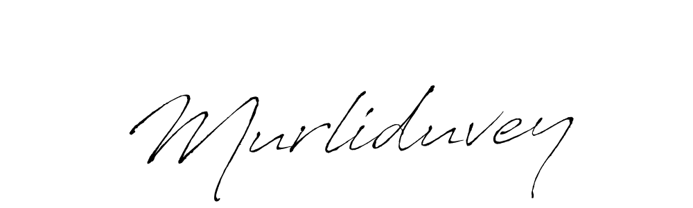 Make a short Murliduvey signature style. Manage your documents anywhere anytime using Antro_Vectra. Create and add eSignatures, submit forms, share and send files easily. Murliduvey signature style 6 images and pictures png
