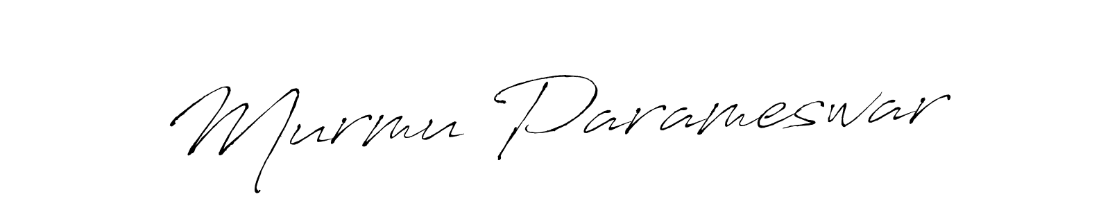 The best way (Antro_Vectra) to make a short signature is to pick only two or three words in your name. The name Murmu Parameswar include a total of six letters. For converting this name. Murmu Parameswar signature style 6 images and pictures png