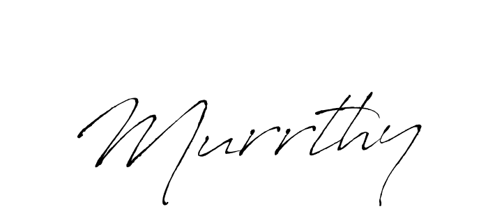 Use a signature maker to create a handwritten signature online. With this signature software, you can design (Antro_Vectra) your own signature for name Murrthy. Murrthy signature style 6 images and pictures png